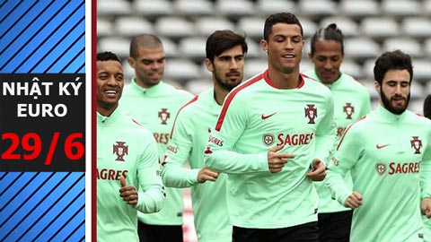 Nhật ký EURO 29/6: Ronaldo quyết bùng nổ trong trận gặp Ba Lan