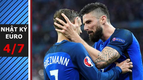 Nhật ký EURO 4/7: Đại thắng Iceland, Pháp đi vào lịch sử EURO