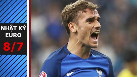 Nhật ký EURO 8/7: Griezmann tỏa sáng, Pháp vào chung kết