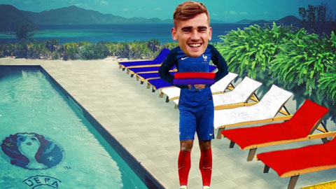 Clip hài: Griezmann quét sạch bóng dáng người Đức