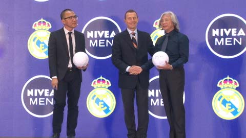 Người hâm mộ được sang Real Madrid nếu vô địch Cúp NIVEA MEN