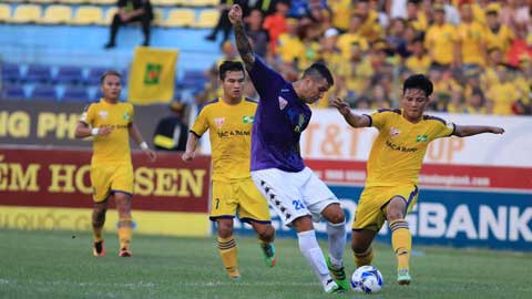 Hà Nội T&T 1-0 SLNA (Vòng 17 V.League 2016)