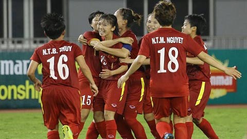 Nữ Myanmar 3-3 Nữ Việt Nam (Pen: 4-5, bán kết AFF Cup 2016)