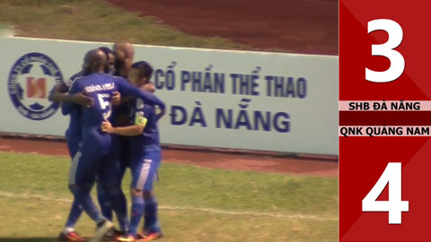 SHB Đà Nẵng 3-4 QNK Quảng Nam (Vòng 20 V.League 2016)