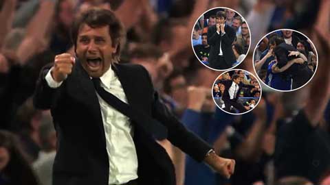 Những sắc thái biểu cảm của Conte trận gặp West Ham