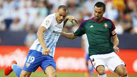 Malaga 1-1 Osasuna (Vòng 1 La Liga 2016/17)