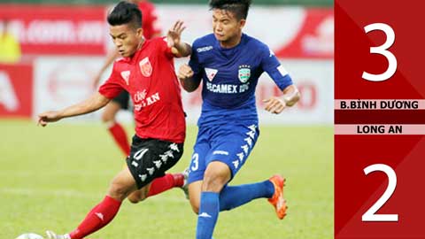 Becamex Bình Dương 3-2 Long An (Vòng 23 V.League 2016)