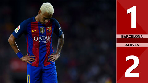 Barcelona 1-2 Alaves (Vòng 3 La Liga 2016/17)