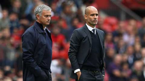 Diễn biến tâm lý của Mourinho và Guardiola trong trận derby Manchester