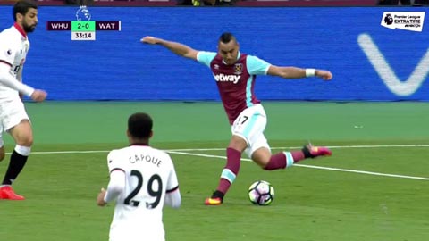 Payet dùng tuyệt kỹ Rabona kiến tạo cho đồng đội ghi bàn