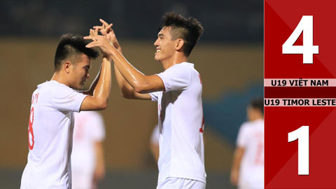 U19 Việt Nam 4-1 U19 Timor Leste (Bảng B - VCK U19 ĐNÁ Cúp Vietcombank)