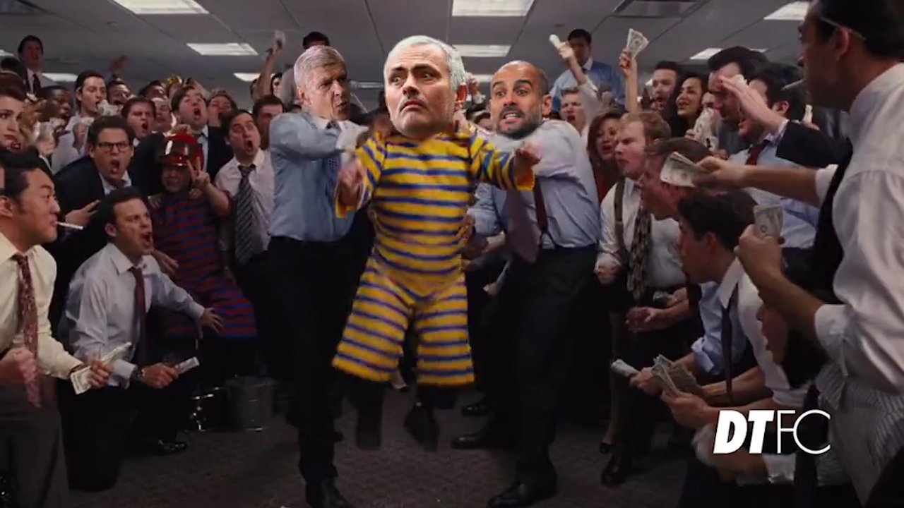 Clip chế: Pep và Wenger ném bay Mourinho