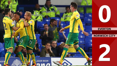 Everton 0-2 Norwich (Vòng 3 Cúp Liên đoàn Anh 2016/17)