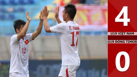 U19 Việt Nam 4-0 U19 Đông Timor (Tranh hạng 3 - U19 ĐNÁ cúp Vietcombank 2016)