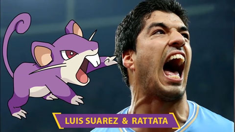 Suarez, Messi, Ronaldo, Ibra...giống Pokemon đến mức nào?