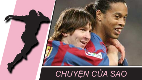 Chuyện của sao 4/10: Ronaldinho hối tiếc vì được chơi cạnh Messi quá ít