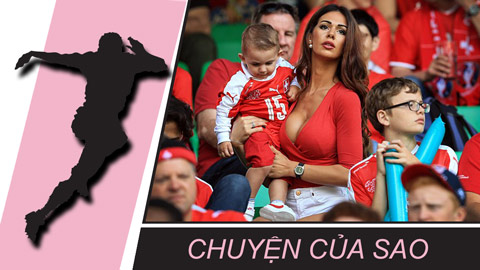 Chuyện của sao 11/10: Vợ cầu thủ Thụy Sỹ được bầu là CĐV quyến rũ nhất châu Âu