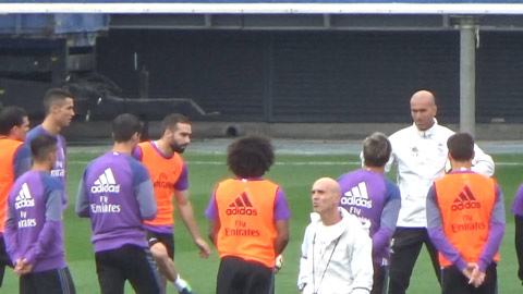 Từ Real Madrid: Mục sở thị buổi tập của thầy trò Zidane