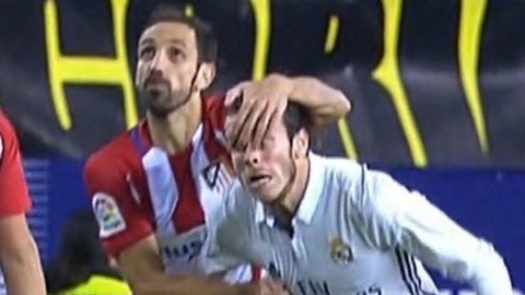 Hậu vệ Atletico Madrid móc mắt Bale