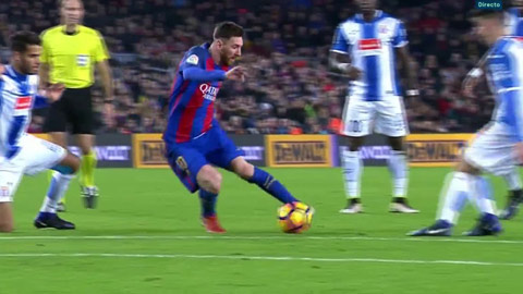 Messi biến 5 cầu thủ Espanyol thành những gã hề