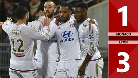 Monaco 1-3 Lyon