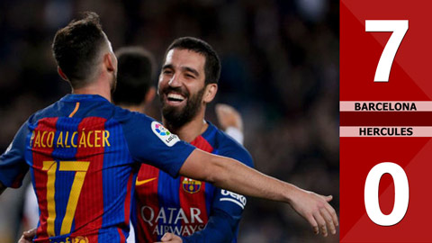 Barcelona 7-0 Hercules