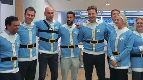 Không khí Giáng sinh ở đại bản doanh Man City