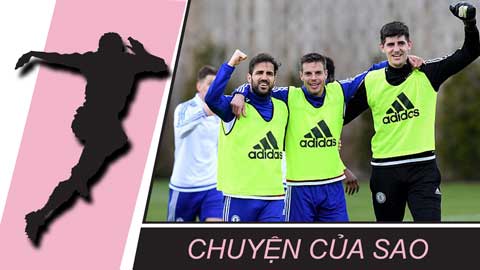 Chuyện của sao 11/1: Fabregas troll Courtois trên sân tập