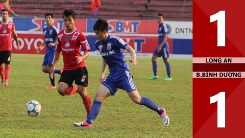 Long An 1-1 Becamex Bình Dương