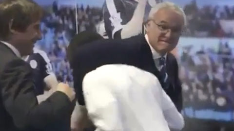 HLV Ranieri kẹp cổ học trò cũ Kante