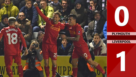 Plymouth 0-1 Liverpool