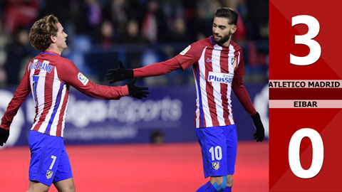 Atletico Madrid 3-0 Eibar