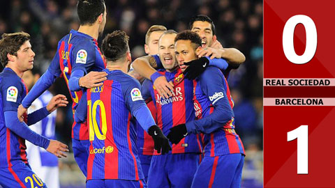 Real Sociedad 0-1 Barcelona