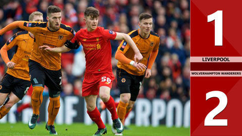 Liverpool 1-2 Wolverhampton Wanderers