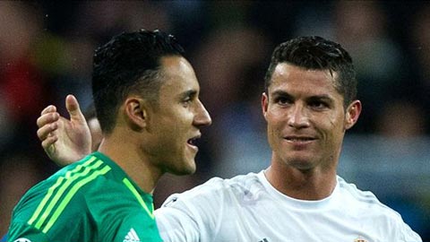 Thủ thành Navas kiến tạo cho Ronaldo ghi bàn tuyệt đẹp