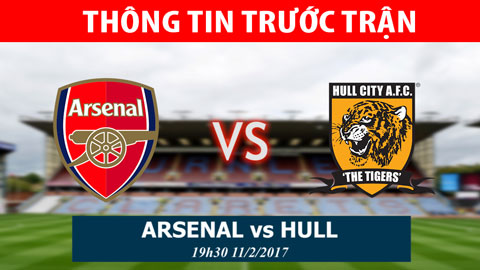 Thông tin trước trận Arsenal - Hull City
