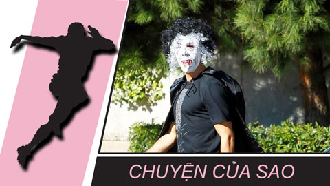 Chuyện của sao 10/2: Ronaldo ăn mặc kinh dị đưa con đến trường