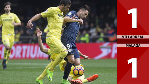 Villarreal 1-1 Malaga