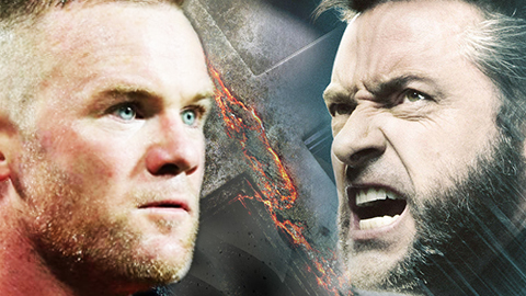 Trang chủ M.U ví Rooney với người sói Wolverine 