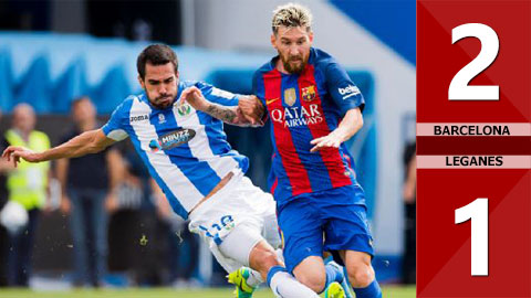 Barcelona 2-1 Leganes