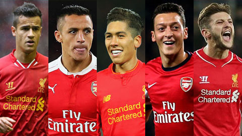 5 cầu thủ quyết định đại chiến Liverpool - Arsenal