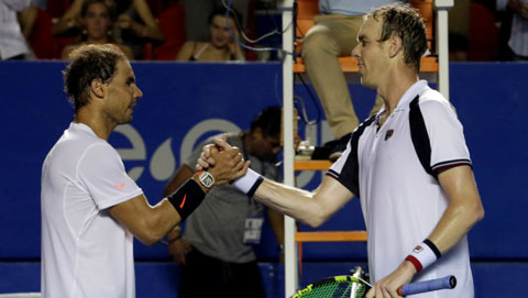 Rafael Nadal 0-2 Sam Querrey