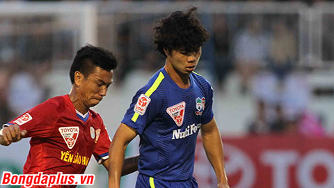 Công Phượng và 2 bàn thắng đầu tiên tại V.League vào lưới Sanna.KH 