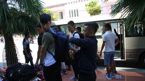 U20 Việt Nam háo hức hội quân tại thành phố biển Nha Trang