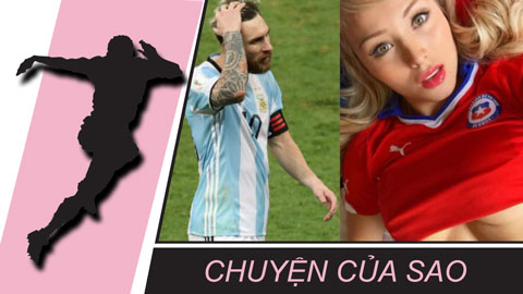 Chuyện của sao 23/3: Tình một đêm của Ronaldo trù ẻo Messi trước trận gặp Chile