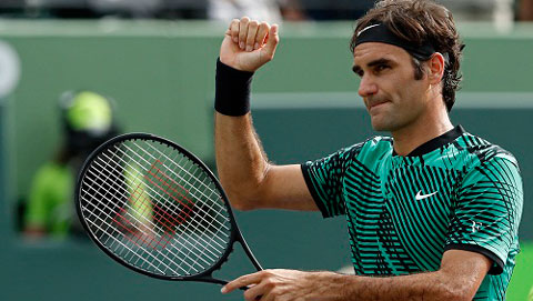 Roger Federer 2-0 Roberto Bautista