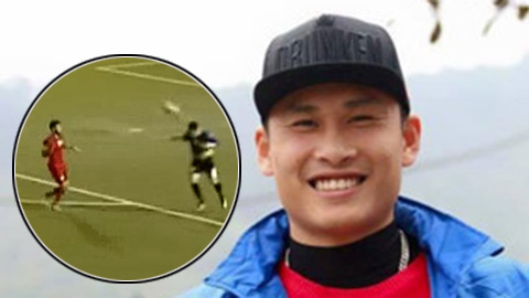 Huỳnh Tuấn Linh đánh đầu giải nguy như Neuer trong lần đầu bắt chính tuyển Việt Nam