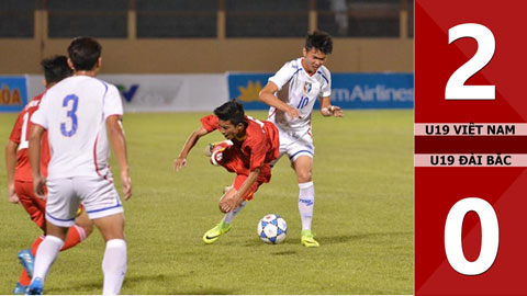 U19 Việt Nam 2-0 U19 Đài Bắc Trung Hoa