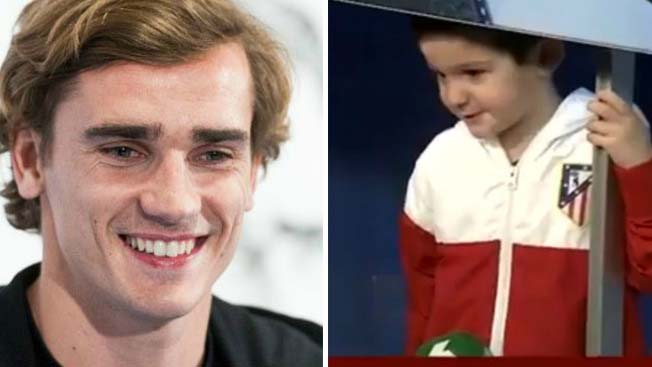 Con trai 3 tuổi của Filipe Luis khuyên Griezmann rời Atletico