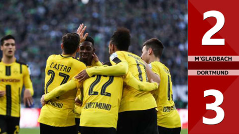 M’gladbach 2-3 Dortmund